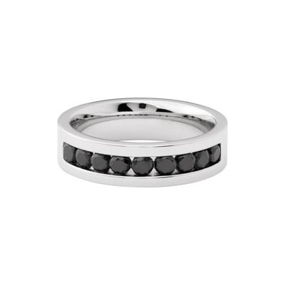 Men's Black Diamond Band in Cobalt Chrome, 6MM, (7/8 ct. tw.)