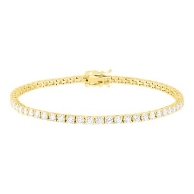 Lab Grown Diamond Tennis Bracelet in 14K Yellow Gold (4 ct. tw.)