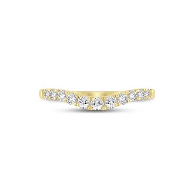 Diamond Contour Band in 14K Yellow Gold (1/2 ct. tw.)
