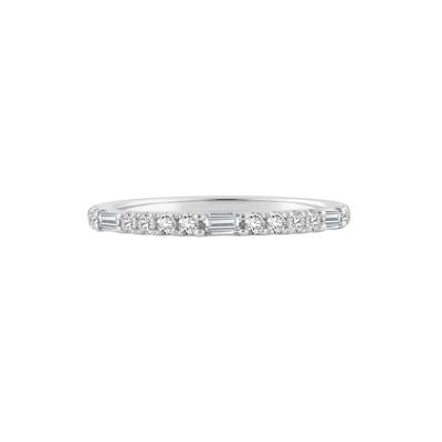 Lab Grown Diamond Stack Band in 10K White Gold (1/3 ct. tw.)