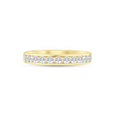 Diamond Channel Band in 14K Yellow Gold (1/2ct. tw.)