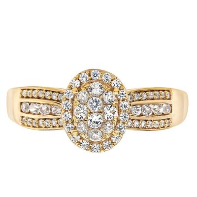 1/2 ct. tw. Diamond Ring in 10K Yellow Gold