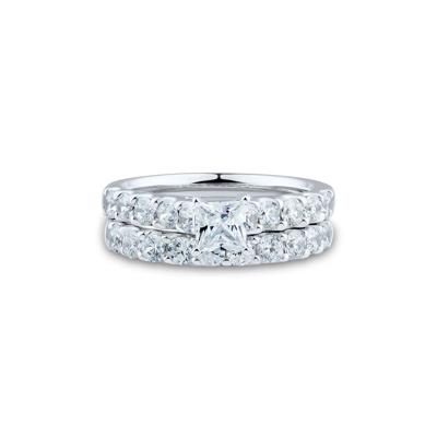 2 ct. tw. Diamond Engagement Ring Set in 14K White Gold