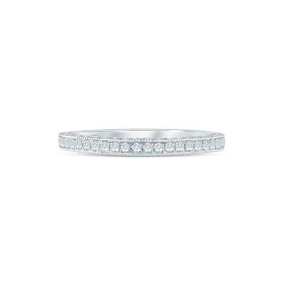 Lab Grown Diamond Wedding Band in 14K White Gold (1/2 ct. tw.)