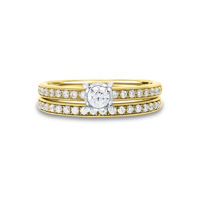 1/2 ct. tw. Diamond Engagement Set in 14K Yellow Gold