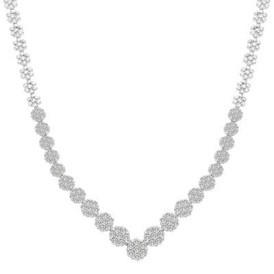 3 ct. tw. Diamond Necklace in 10K White Gold