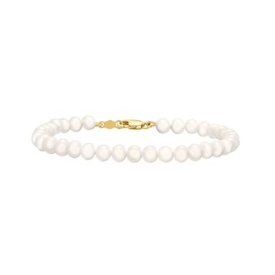 Children's Pearl Bracelet in 14K Yellow Gold