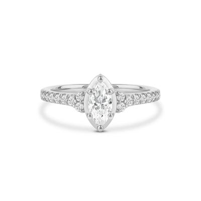 Marquise Diamond Engagement Ring in 14K White Gold (3/4 ct. tw.)