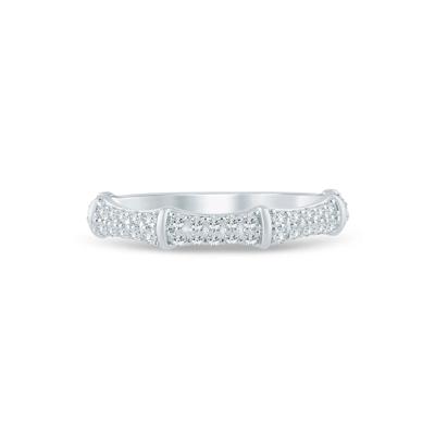 Lab Grown Diamond Anniversary Band in 14K White Gold (1/3 ct. tw.)