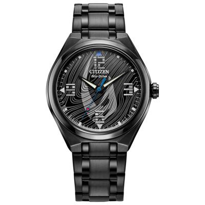 Men's Mandalorian Watch in Black Ion-Plated Stainless Steel, 40MM