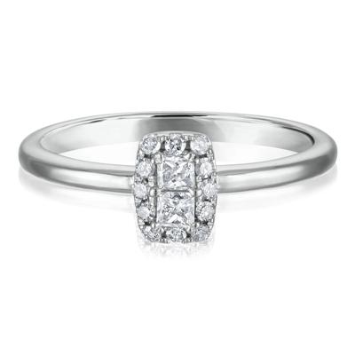 Diamond Promise Ring in 10K White Gold (1/5 ct. tw.)