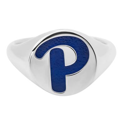 Pittsburg University Signet Ring in Palladium Silver