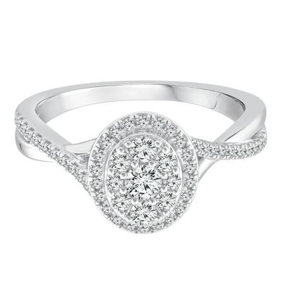 Composite Engagement Ring in 14K White Gold (1/2 ct. tw.)
