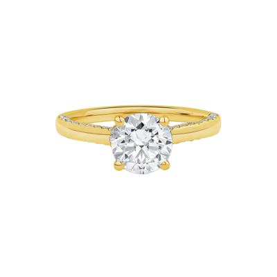 Abigail Lab Grown Diamond Engagement Ring in 14K Yellow Gold (2 ct. tw.)