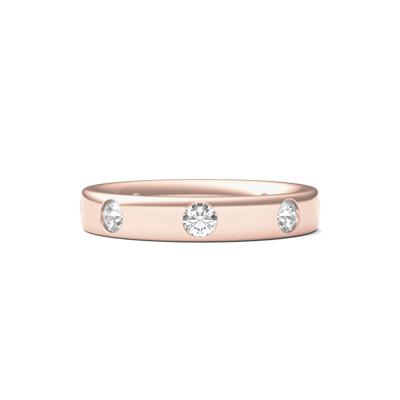 Round Diamond Wide-Set Band in 14K Rose Gold (3/4 ct. tw.)