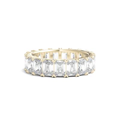 Emerald-Cut Diamond Eternity Band in 14k Yellow Gold (7 ct. tw.)