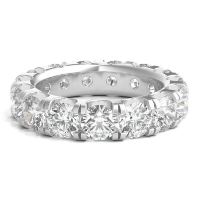 Round-Cut Diamond Eternity Band in 14k White Gold (6 ct. tw.)