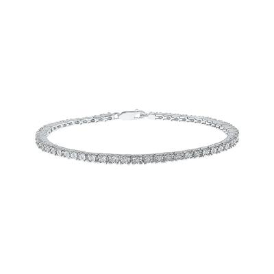 1/4 ct. tw. Diamond Bracelet in Sterling Silver
