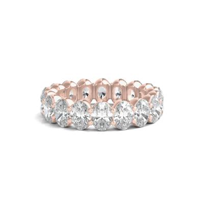 Oval-Cut Diamond Eternity Band in 14k Rose Gold (6 ct. tw.)