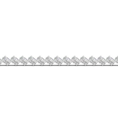 Lab Grown Diamond Round Tennis Bracelet in 14K White Gold (8 ct. tw.)