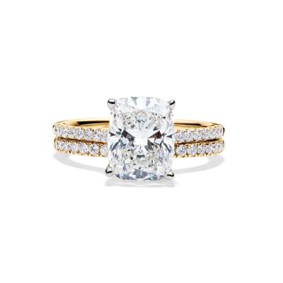 Lab Grown Diamond Wedding Set in 14K Yellow Gold (3 ½ ct. tw.)