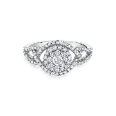 Diamond Engagement Ring in 10K White Gold (3/4 ct. tw.)