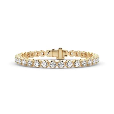 Lab Grown Diamond Tennis Bracelet in 14K Yellow Gold (10 3/8 ct. tw.)