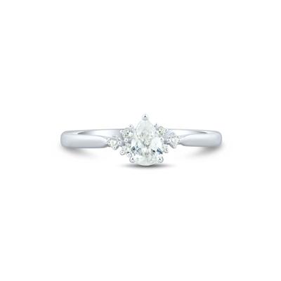 Lab Grown Diamond Promise Ring in 10K White Gold (3/8 ct. tw.)