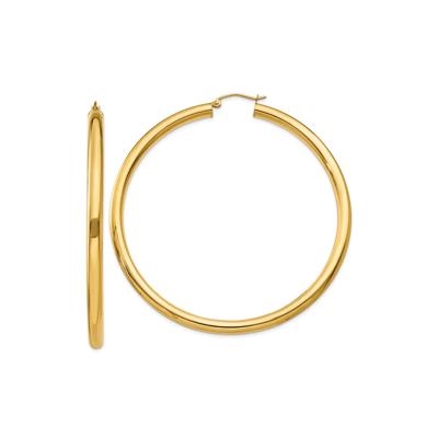 Polished Hoop Earrings in 14K Yellow Gold