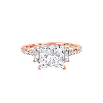 Elena Lab Grown Diamond Engagement Ring in 14K Rose Gold (3-1/2 ct. tw.)