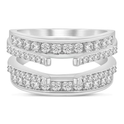 Lab Grown Diamond Ring Enhancer in 14K White Gold (1 ct. tw.)