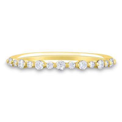 Diamond Shared-Prong Band in 10K Yellow Gold (1/4 ct. tw.)