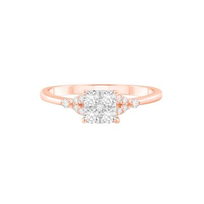 Diamond Promise Ring in 10K Rose Gold (1/3 ct. tw.)