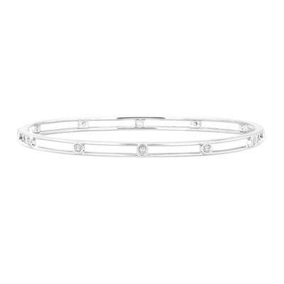 Diamond Bracelet in 10K White Gold (1/4 ct. tw.)