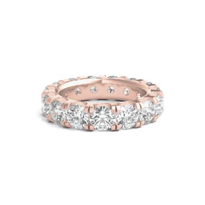 Lab Grown Round Diamond Eternity Band in 14K Rose Gold (6 ct. tw.)