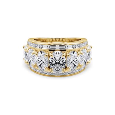 Lab Grown Diamond Multi-Row Anniversary Band in 14K Yellow Gold (6 ct. tw.)