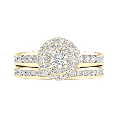 1 1/4 ct. tw. Round Diamond Engagement Set in 14K Yellow Gold