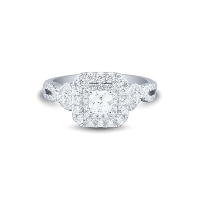 Helzberg Limited Edition 1 ct. tw. Diamond Engagement Ring in 14K White Gold