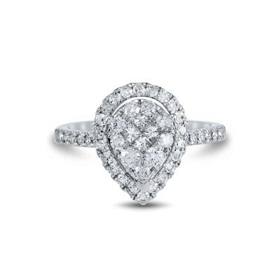 1 ct. tw. Diamond Engagement Ring in 10K White Gold