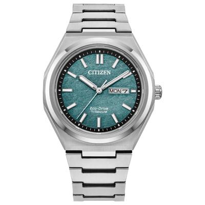 Green Zenshin Super Watch in Titanium, 39MM