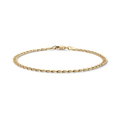 Curb Link Chain Bracelet in 14K Yellow Gold