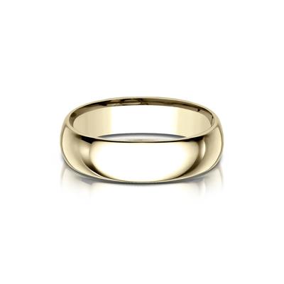 Wedding Band in 14K Yellow Gold, 6MM