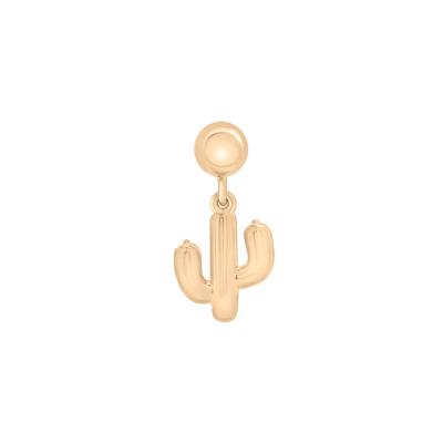 Cactus Bead Charm in Vermeil