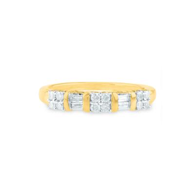 Diamond Band in 10K Yellow Gold (1/4 ct. tw.)