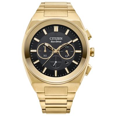 Men's Axiom Watch in Gold-Ton Stainless Steel, 43MM
