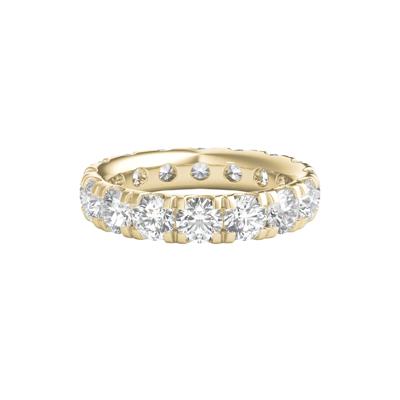 Diamond Wedding Band with Eternity Setting in 14K Yellow Gold (5 ct. tw.)