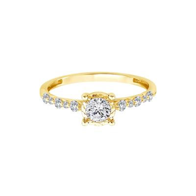 Lab Grown Diamond Promise Ring in 10K Yellow Gold (1/2 ct. tw.)