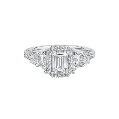 Hailey Lab Grown Diamond Engagement Ring in 14K White Gold (3 ct. tw.)