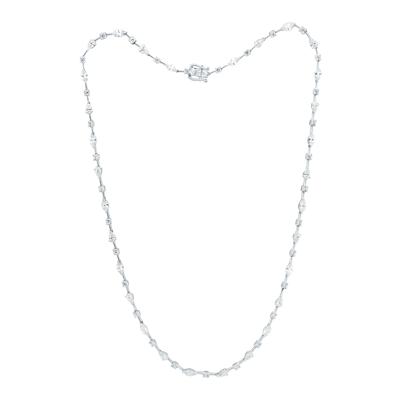 Lab Grown Diamond Necklace in 10K White Gold (10 ct. tw.)