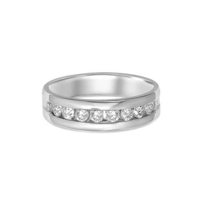 Men's 1 ct. tw. Diamond Band in 14K White Gold